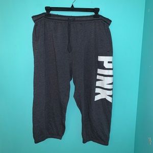 Gray PINK Victoria’s Secret Sweatpants!!